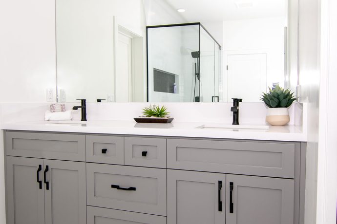 stylish bathroom remodel in San Diego