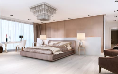 How can I make my bed look luxurious