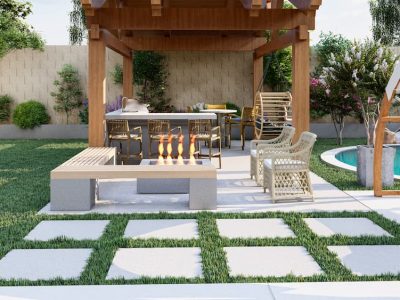 How do you upgrade outdoor living space