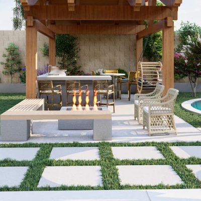 How do you upgrade outdoor living space