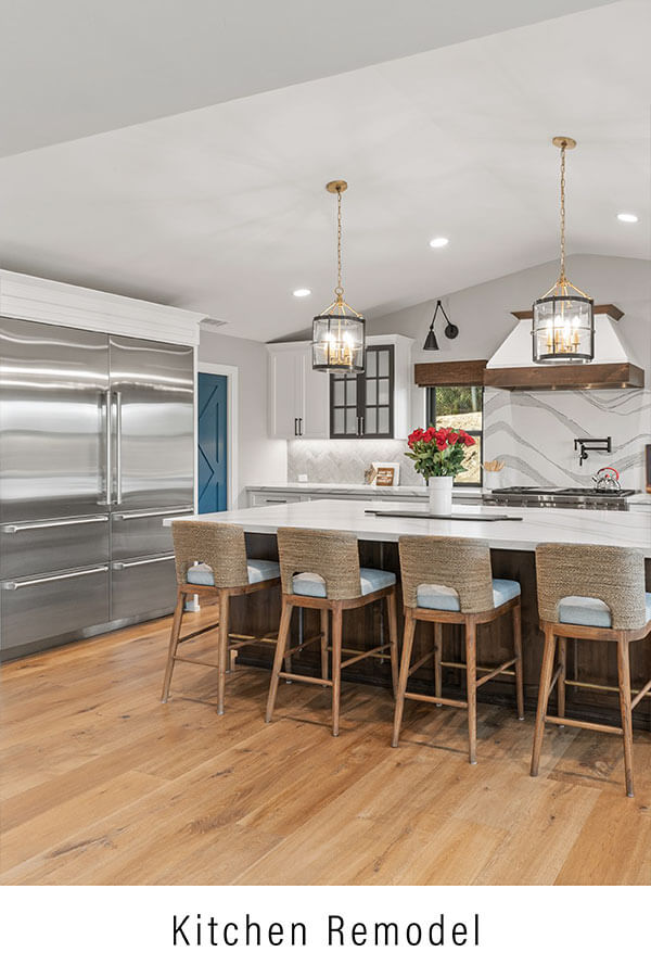 stylish kitchen remodel in San Diego